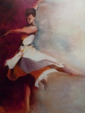 Je tourne - 60 x 80 cm - 2018 - DANSE