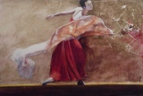 Le voile I - 35 x 50 cm - 2018 - DANSE