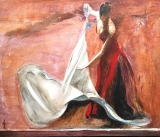 Le voile II - 50 x 60 cm - 2018 - DANSE