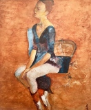 Avant mon tour - 50 x 60 cm - 2018 - DANSE