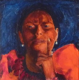 Colère - 30 x 30 cm - 2012 - PAYSANNES (toiles)