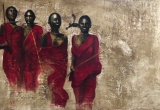 Massaïs - 130 x 90 cm - 2020 - POSTURES