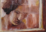 Derrière la vitre I - 25 x 36 cm - 2008 - ENCRES COULEURS