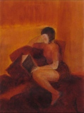 Moment de lecture - 32 x 25 cm - 2008 - ENCRES COULEURS