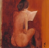 Moment volé - 25 x 25 cm - 2008 - ENCRES COULEURS