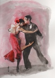 Tango - 25 x 36 cm - 2016 - ENCRES COULEURS
