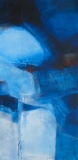 Composition bleue II - 100 x 50 cm - 2004 - ABSTRAIT (toiles)