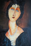 Hommage à Modigliani III - 100 x 70 cm - 2004 - DIVERS