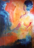 Modèle et sculpture - 100 x 70 cm - 2001 - DIVERS